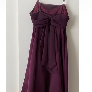 Elegant Purple Sleeveless Dress